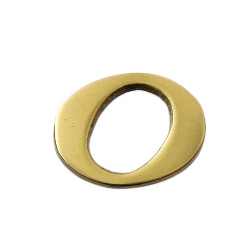 QL20−O 真鍮ゴールド文字大文字英O