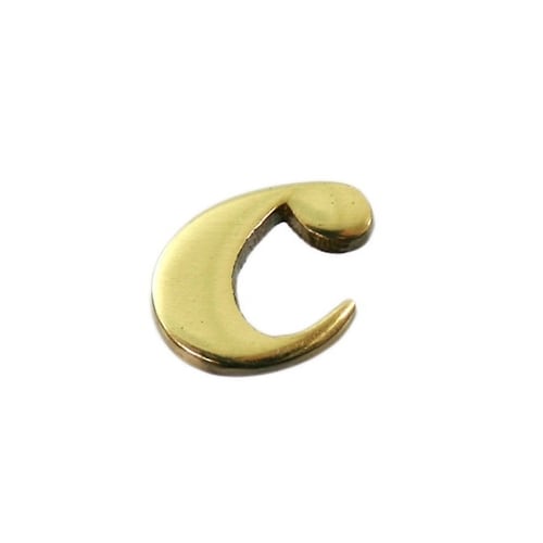 QS20−C 真鍮ゴールド文字 小文字c