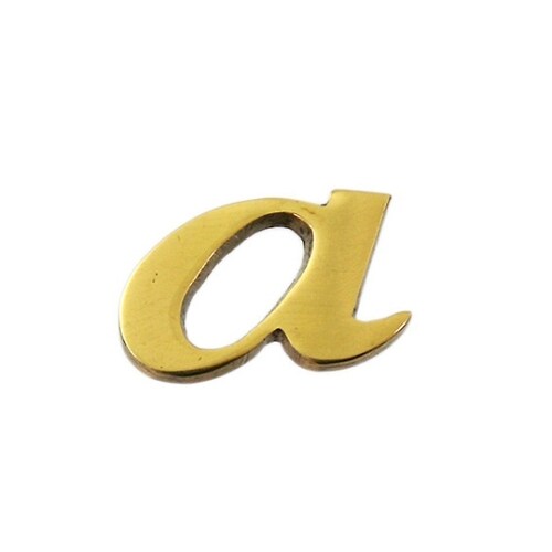 QS20−A 真鍮ゴールド文字 小文字a