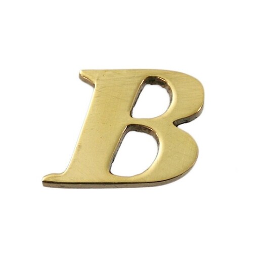 QL20−B 真鍮ゴールド文字 大文字B