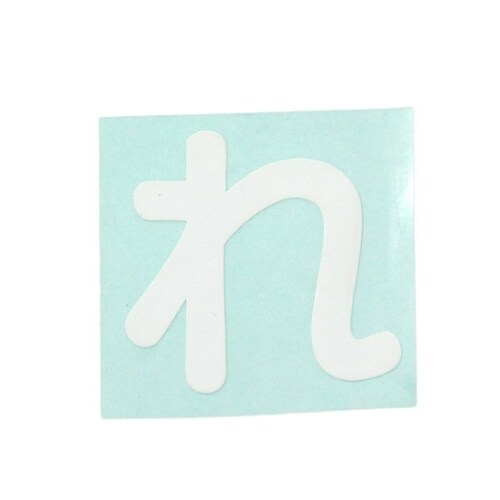 CL30W−レ カットシート文字 白 れ