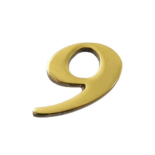 QL20−9 真鍮ゴールド文字 9