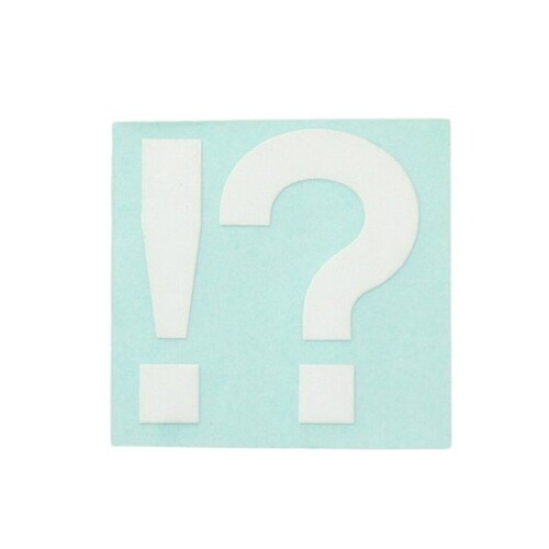 CL30W−18 カットシート文字白!?