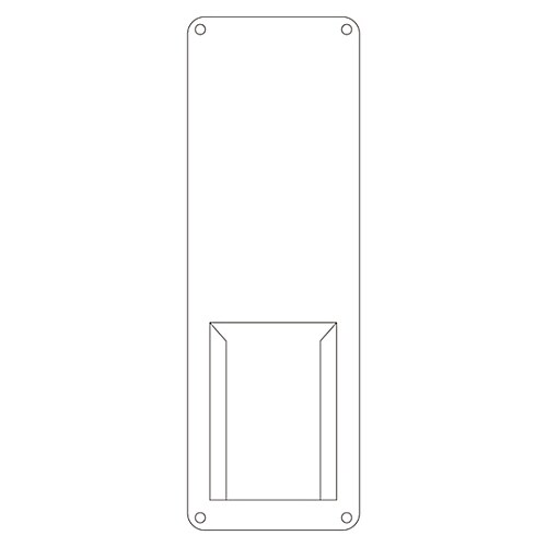 氏名標識 (スチールタイプ) 無地 差L