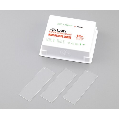 スライドガラス(縁研磨)90° 50枚