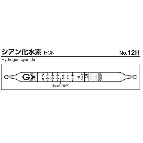 ガス検知管 12H