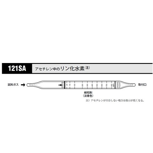 ガス検知管 リン化水素 121SA