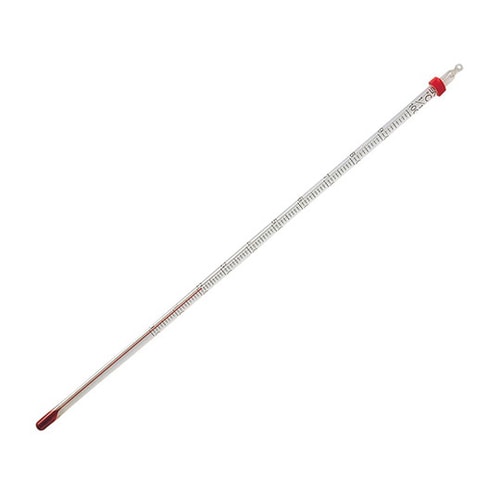 赤液棒状温度計 −20ー100℃