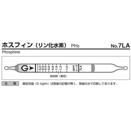 ガス検知管 7LA