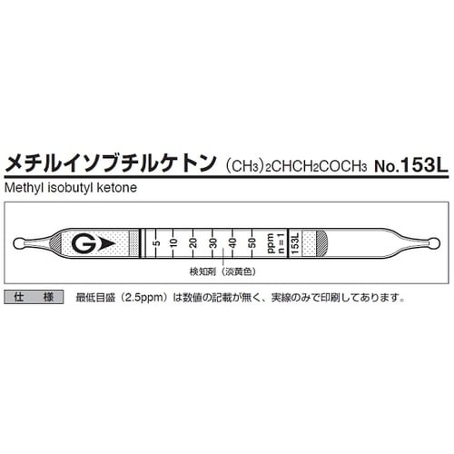 ガス検知管 153L