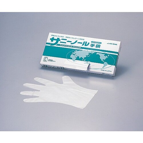 サニーノール手袋 エコロジー白ショートL200枚入