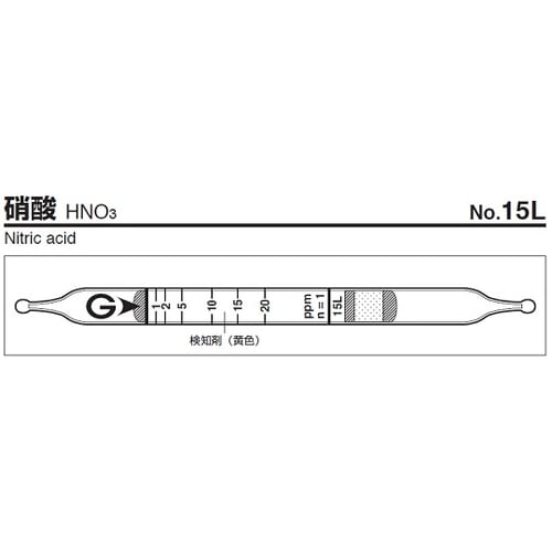 ガス検知管 15L