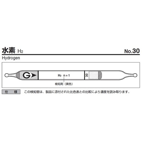 ガス検知管 30