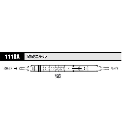 ガス検知管 酢酸エチル 111SA