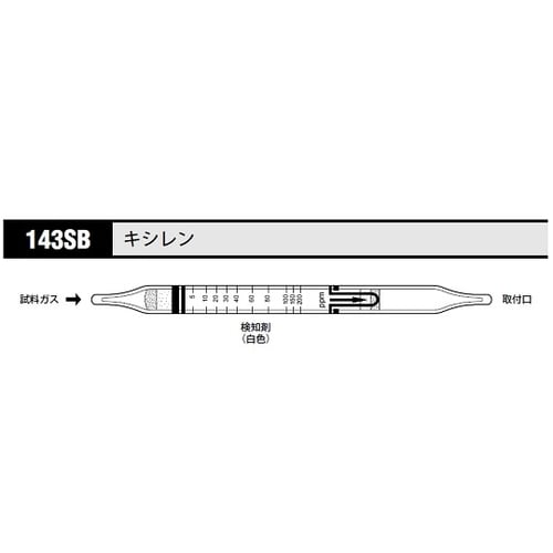 ガス検知管 キシレン 143SB