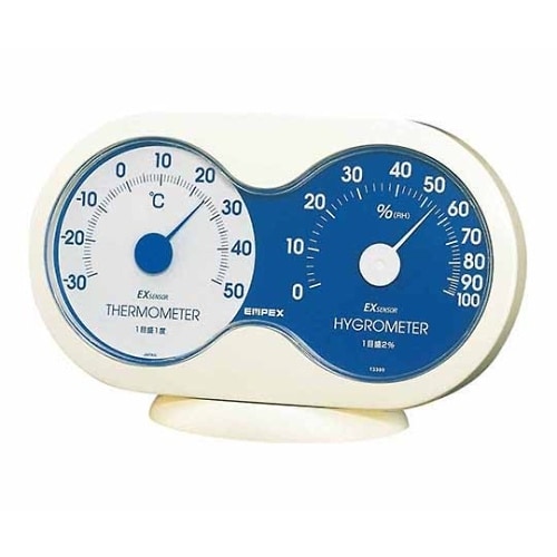 アキュート温湿度計94×150×35mm110g青