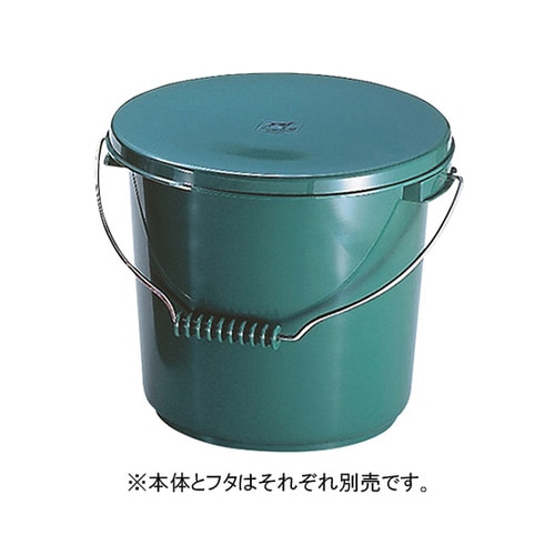 カラーバケツ 本体 10L グリーン