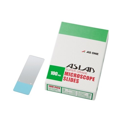 スライドガラス縁研磨・グリーン 100枚