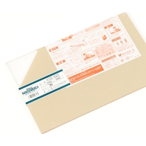 アクリルキャスト板 200×300×5mm 透明