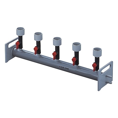 フィルターホルダーマニホルド塩ビ製5連式