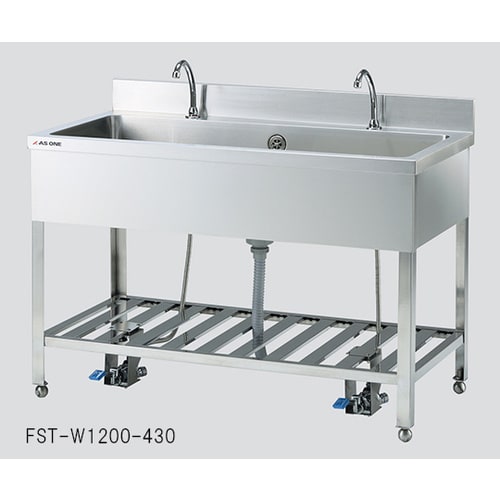 流し台 水栓2個 FST−W1800−430