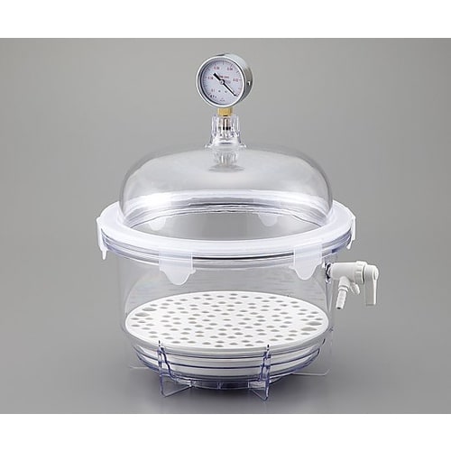 真空デシケーター 10L本体ゲージ付