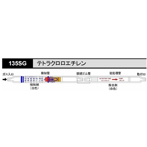 ガス検知管 テトラクロロエチレン 135SG