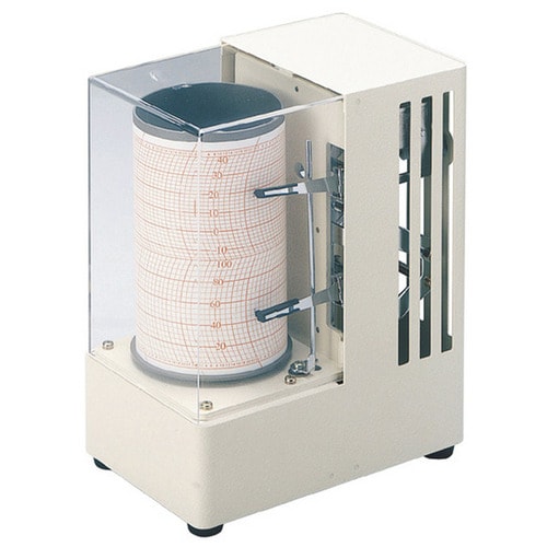 小型自記温湿度計 (クォーツ時計)