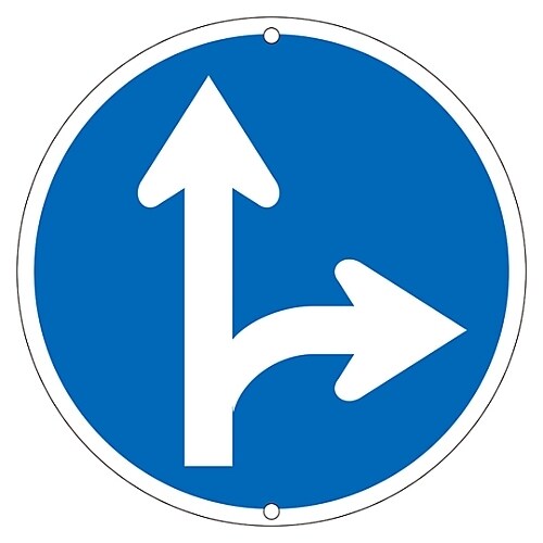 道路標識 道路311−A右 133152