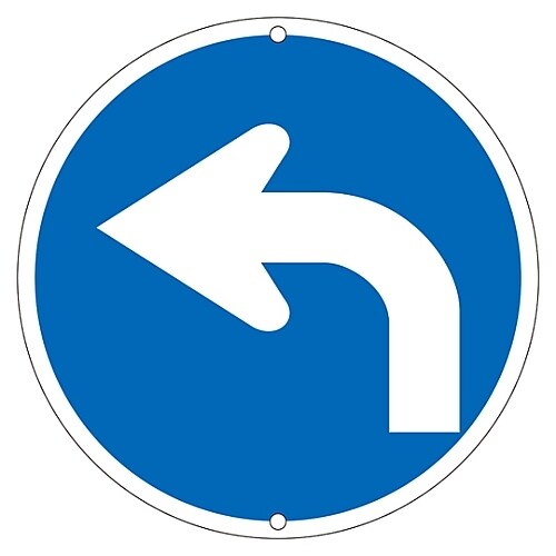 道路標識 道路311−B左 133153