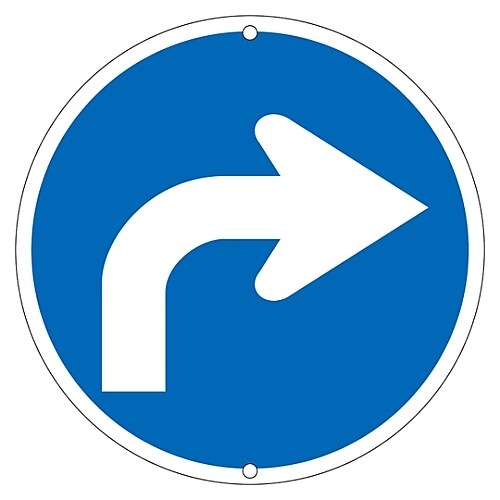 道路標識 道路311−B右 133154