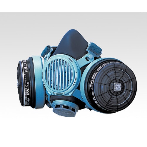 防毒マスク (ガス濃度0.1%以下) 伝声器付