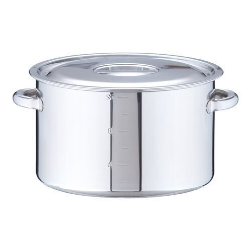 SA18−8 半寸胴鍋(目盛付) 30cm