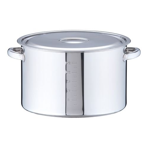 SA18−8 半寸胴鍋(目盛付) 39cm