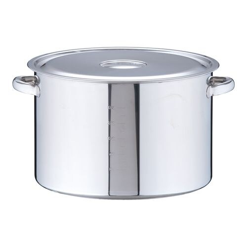 SA18−8 半寸胴鍋(目盛付) 42cm