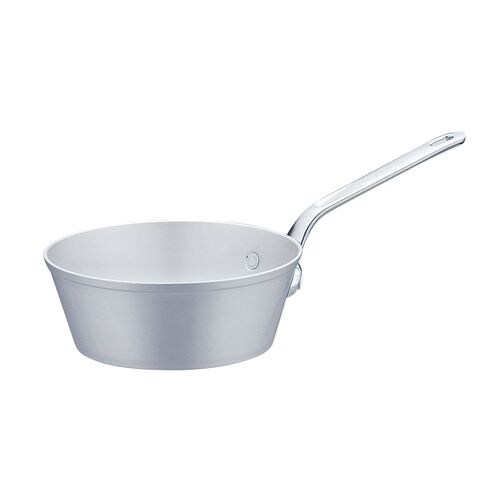 テーパー鍋アルミニウム(アルマイト加工) 18cm