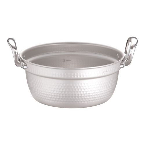 マイスター アルミ極厚円付鍋 (目盛付)27cm