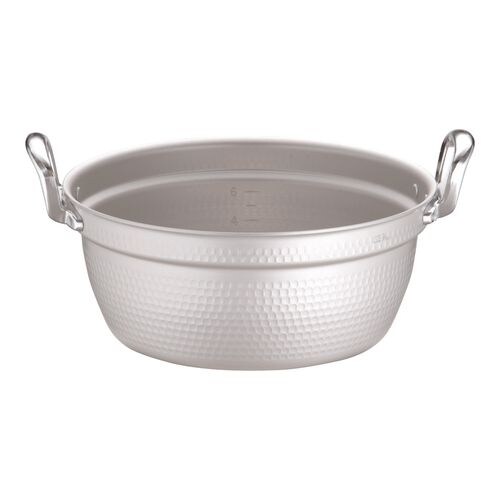 マイスター アルミ極厚円付鍋 (目盛付)33cm