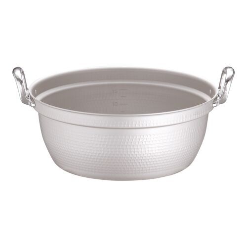 マイスター アルミ極厚円付鍋 (目盛付)45cm