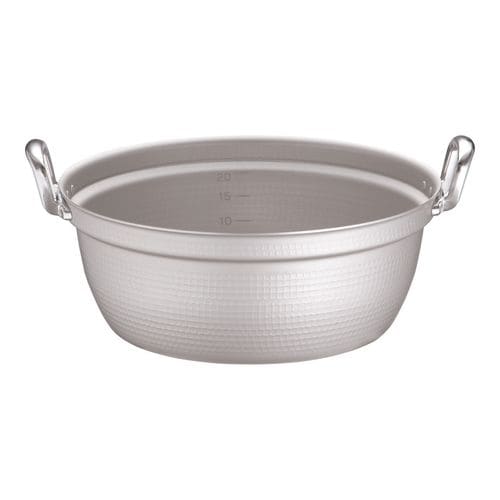 マイスター アルミ極厚円付鍋 (目盛付)48cm