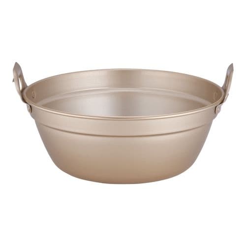 しゅう酸アルマイト 段付鍋 42cm