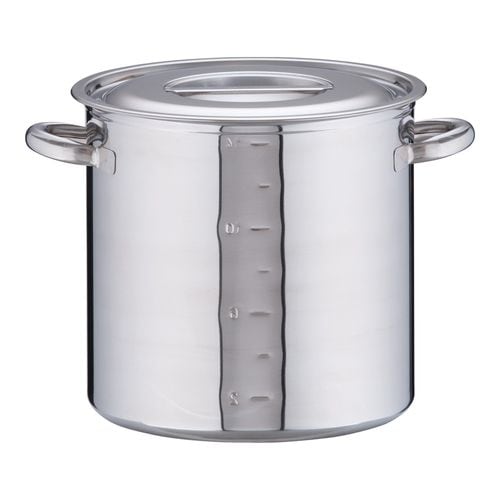 電磁モリブデン寸胴鍋 目盛付 27cm