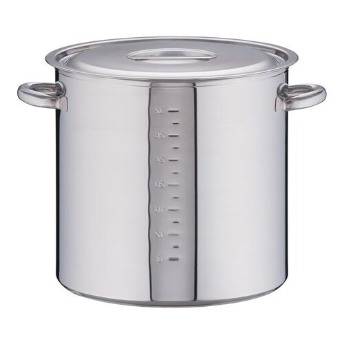 電磁モリブデン寸胴鍋 目盛付 36cm