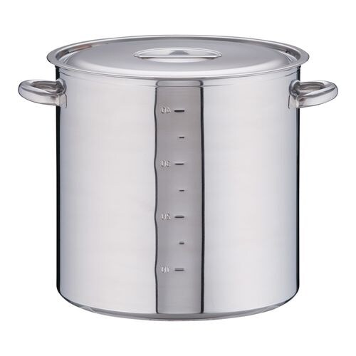 電磁モリブデン寸胴鍋 目盛付 39cm