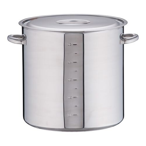 電磁モリブデン寸胴鍋 目盛付 42cm