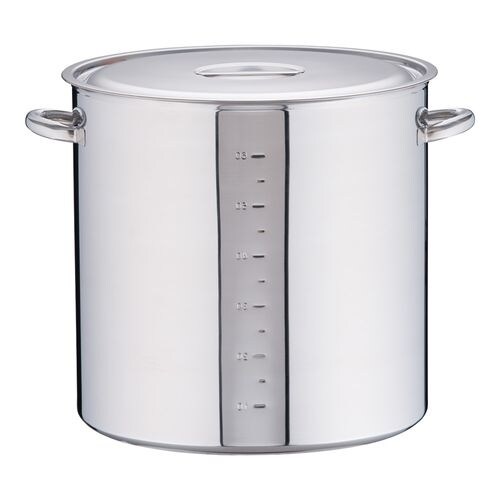 電磁モリブデン寸胴鍋 目盛付 45cm