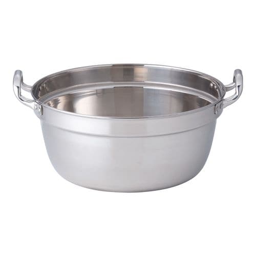 SW 18−8円付鍋 両手 33cm