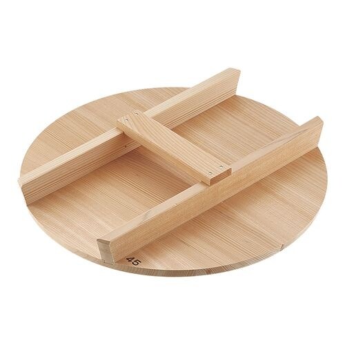 厚手サワラH型取手木蓋 45cm用