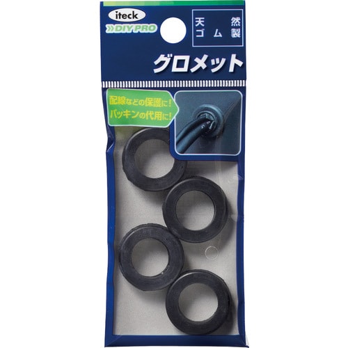 グロメット 天然ゴム 21丸×7mm 4個入×20