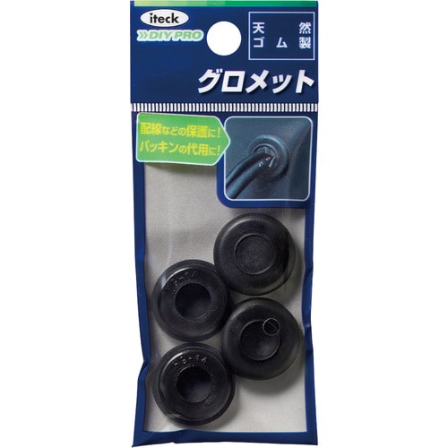 グロメット 天然ゴム21丸×8.5mm4個入×20